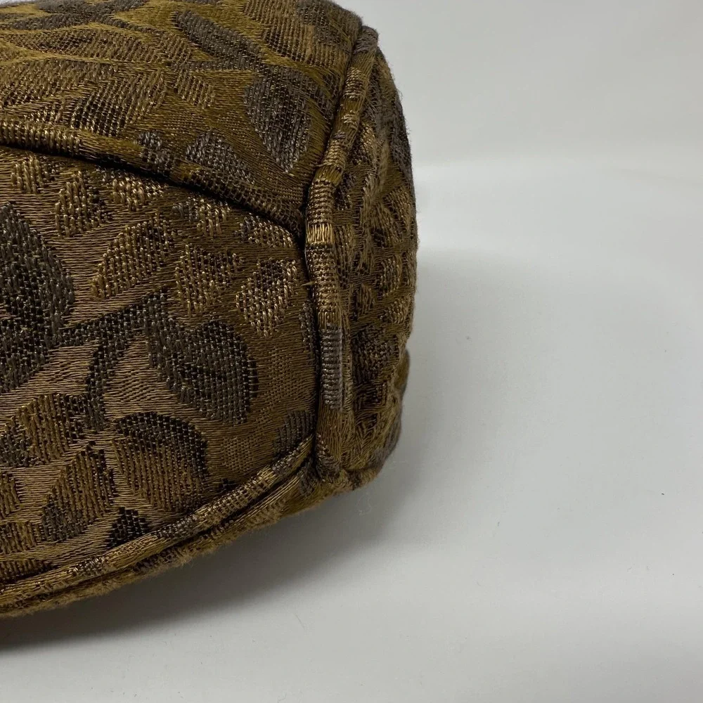 Vintage Theodor of California Jacquard Top Handle Purse Kiss Lock Evening Bag